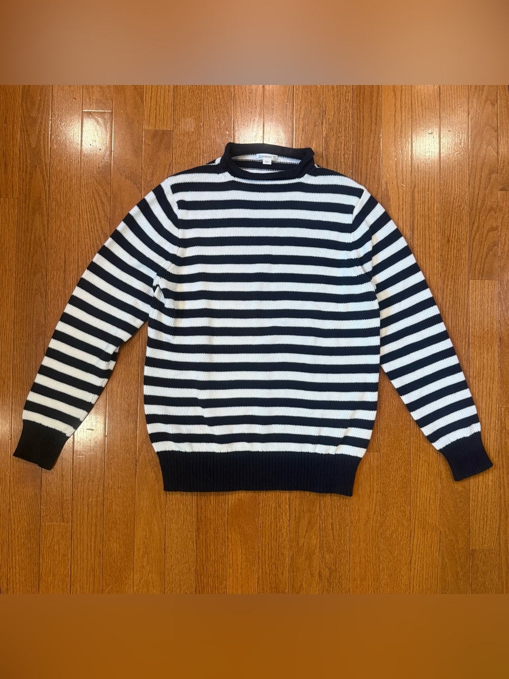 Crewcuts J.Crew Boys 14 XXL Striped Cotton Rollneck Sweater Breton Nautical Kids